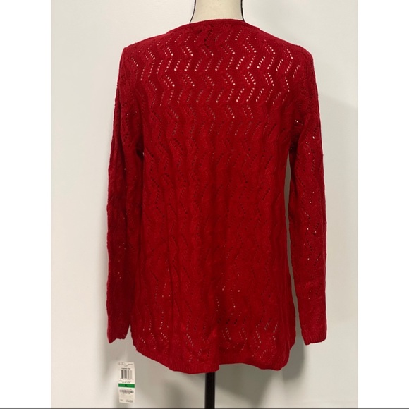 NWT Style & Co Sweater Red Size XL Size LP - Picture 3 of 3